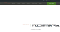 Desktop Screenshot of mcclellandindia.com