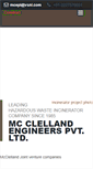 Mobile Screenshot of mcclellandindia.com