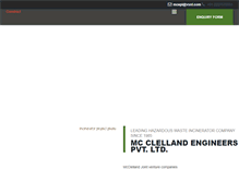 Tablet Screenshot of mcclellandindia.com
